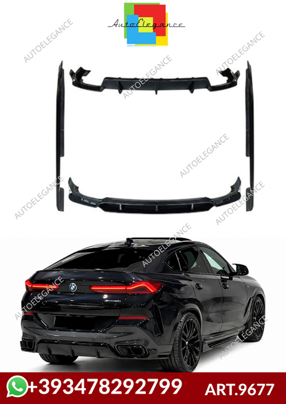 💕ART.9677  BODYKIT  BMW X6 (G06) (2019-2023)  NERO LUCIDO💕