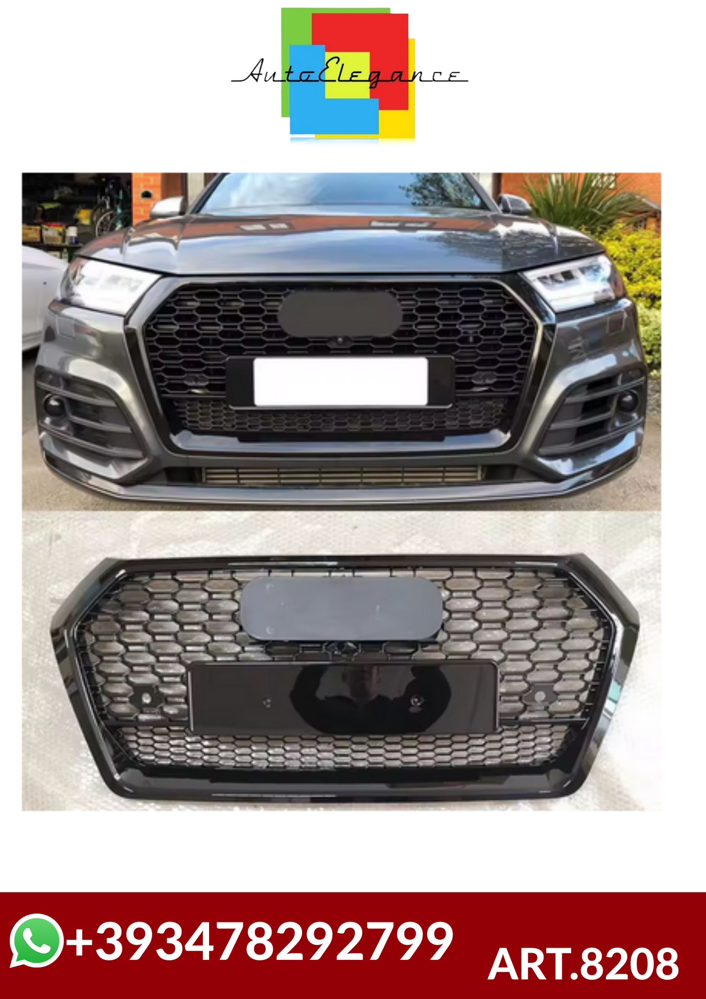💕ART.8208  GRIGLIA  Audi Q5 SQ5 Sline RSQ5 2017-2020 💕