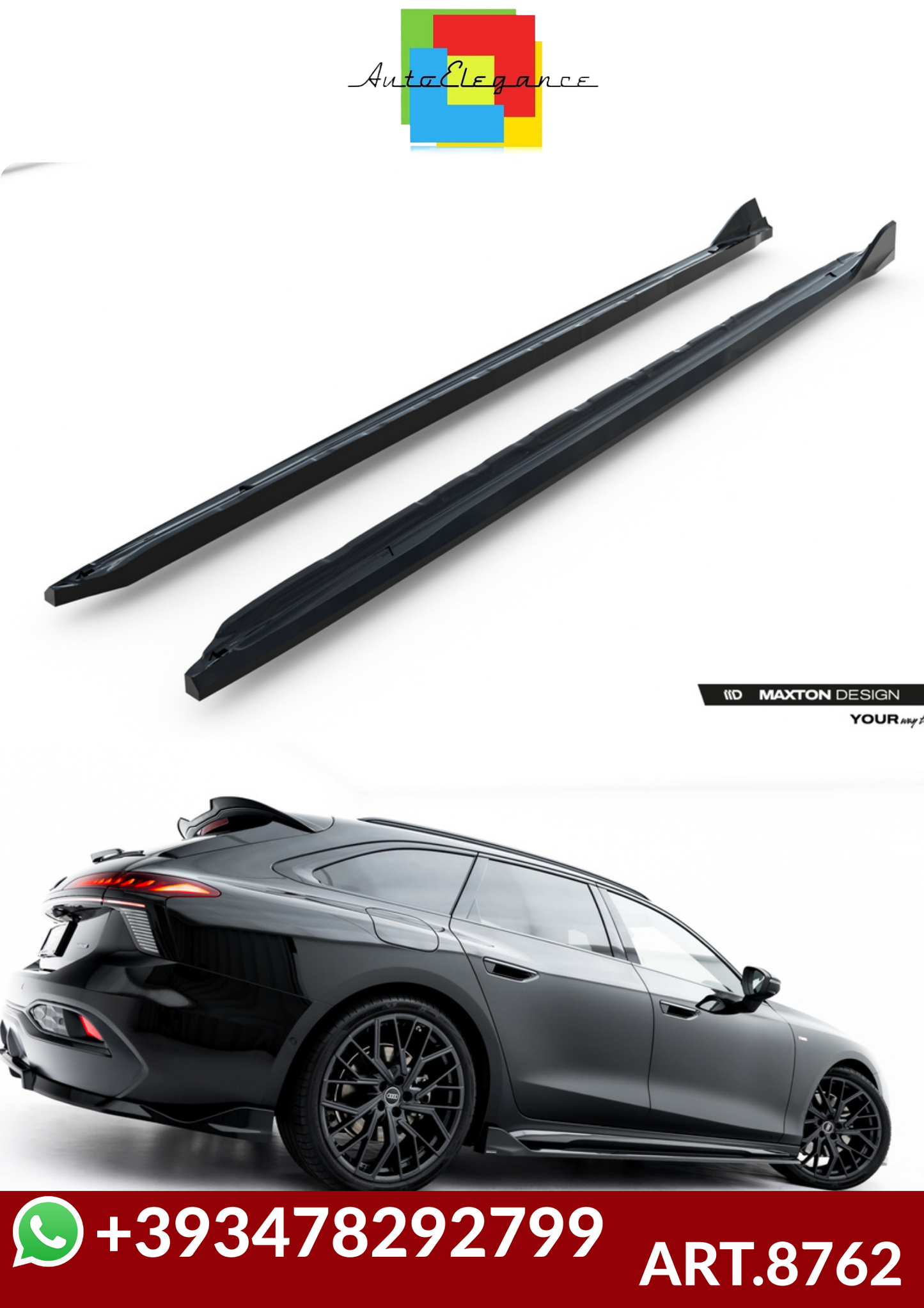💕ART.8762  SOTTO  MINIGONNE V.2 Audi A6 S-Line C9💕