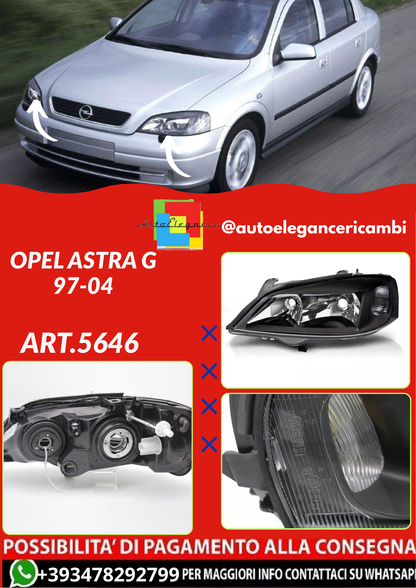 ART.5646 FARI  ANTERIORI  OPEL ASTRA G 97-04