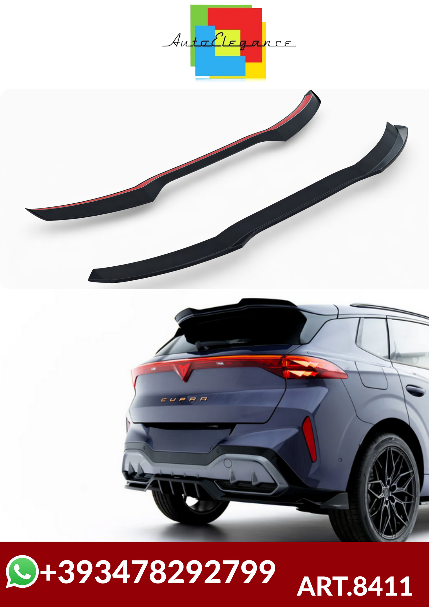 💕ART.8411 Spoiler  Cupra Terramar Mk1💕