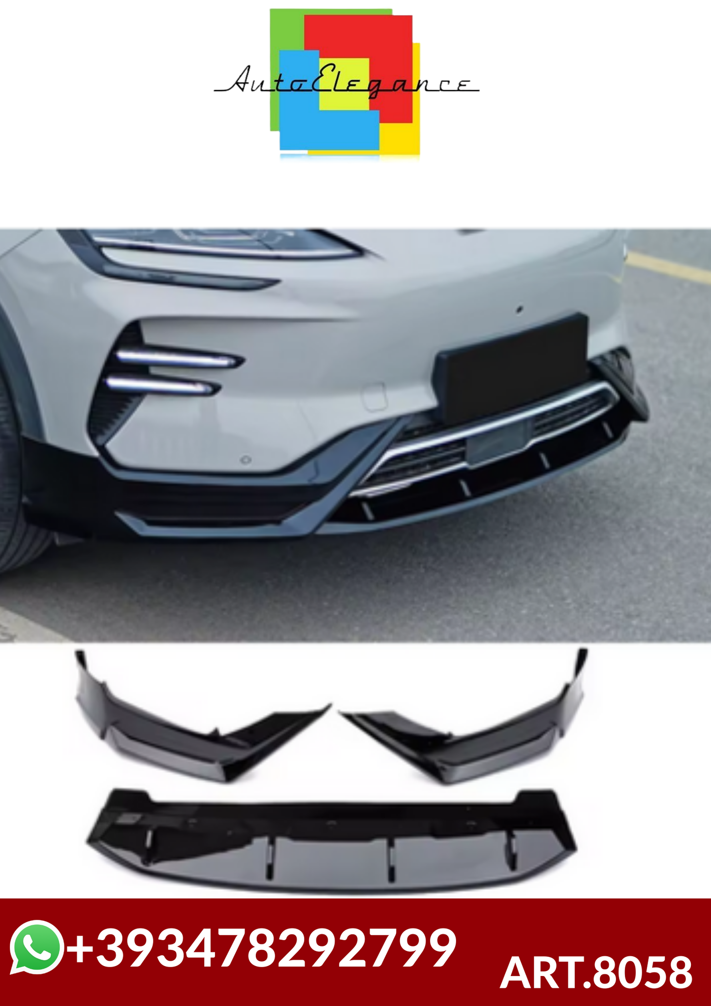 💕ART.8058  SPLITTER BYD Song Plus EV Sport 💕