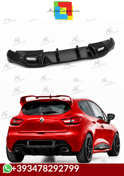 DIFFUSORE RENAULT CLIO 4 IV 2012-2019 LOOK ST NERO LUCIDO