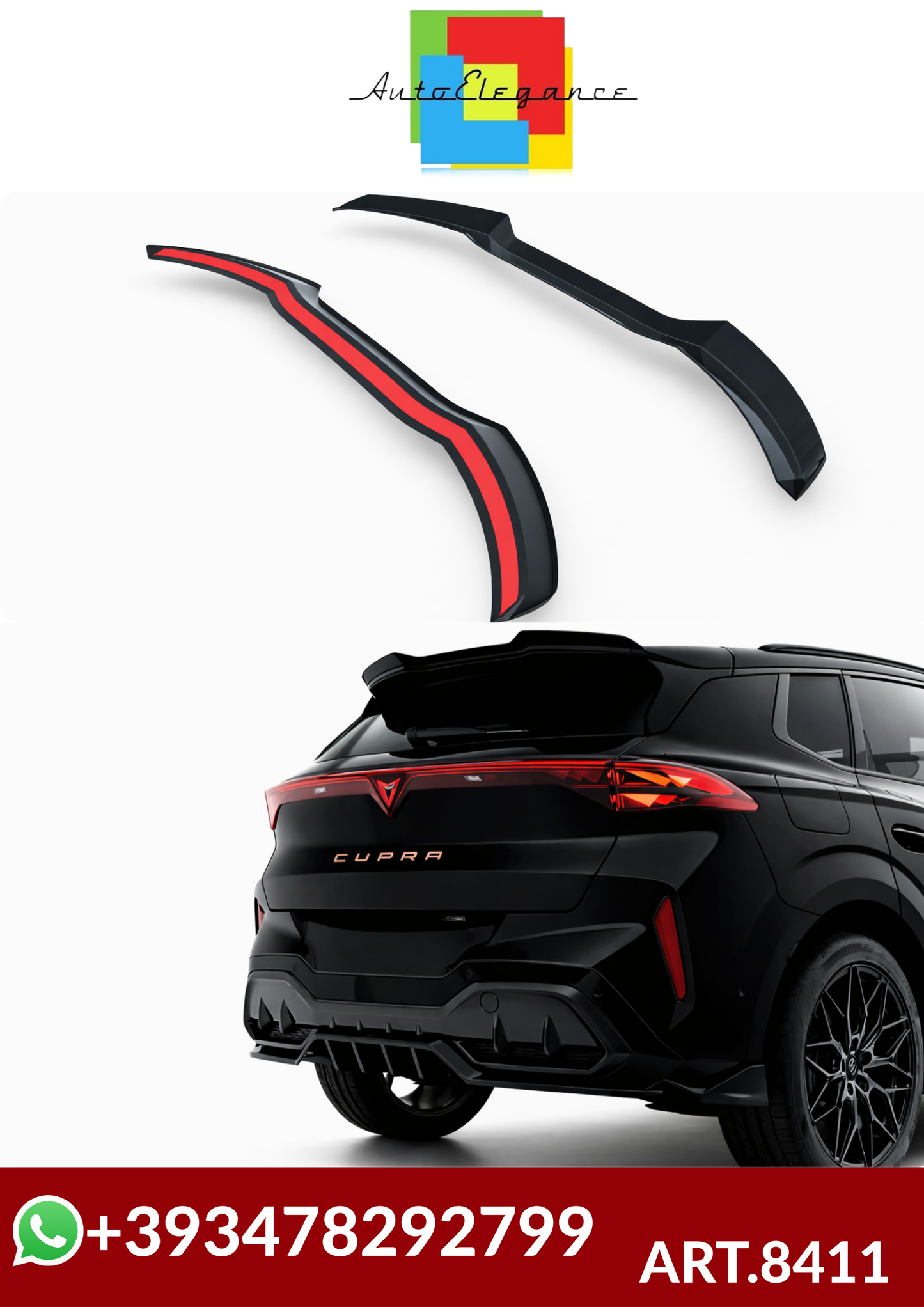 💕ART.8411 Spoiler  Cupra Terramar Mk1💕