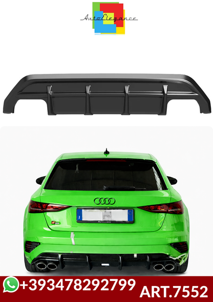 💕ART.7552   Diffusore AUDI A3 S-Line/S3 8Y (Sportback) Facelift 2025+💕