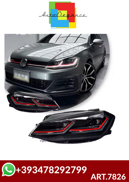 💕ART.7826 FARI  ANTERIORI VW Golf 7.5 2018-2021 Golf7.5 MK7.5💕