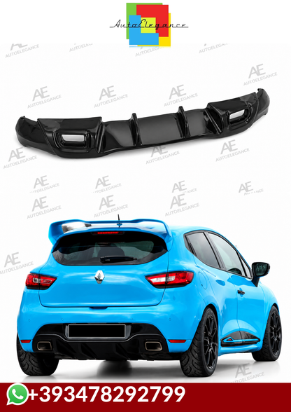 DIFFUSORE RENAULT CLIO 4 IV 2012-2019 LOOK ST NERO LUCIDO
