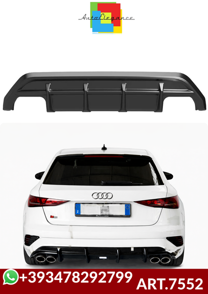 💕ART.7552   Diffusore AUDI A3 S-Line/S3 8Y (Sportback) Facelift 2025+💕