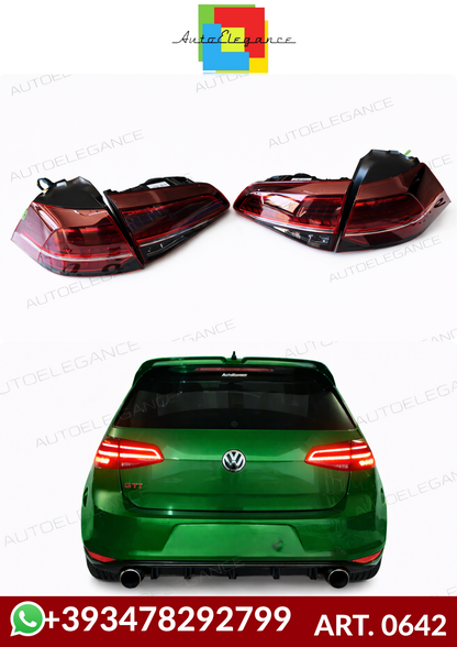 💕ART. 0642 FARI POSTERIORI VW GOLF 7 7.5 2012-2019 LED DINAMICI💕