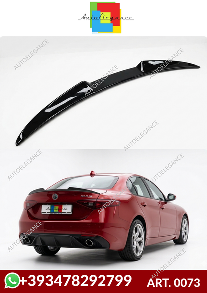 💕ART. 0073 SPOILER ALFA GIULIA NERO LUCIDO💕