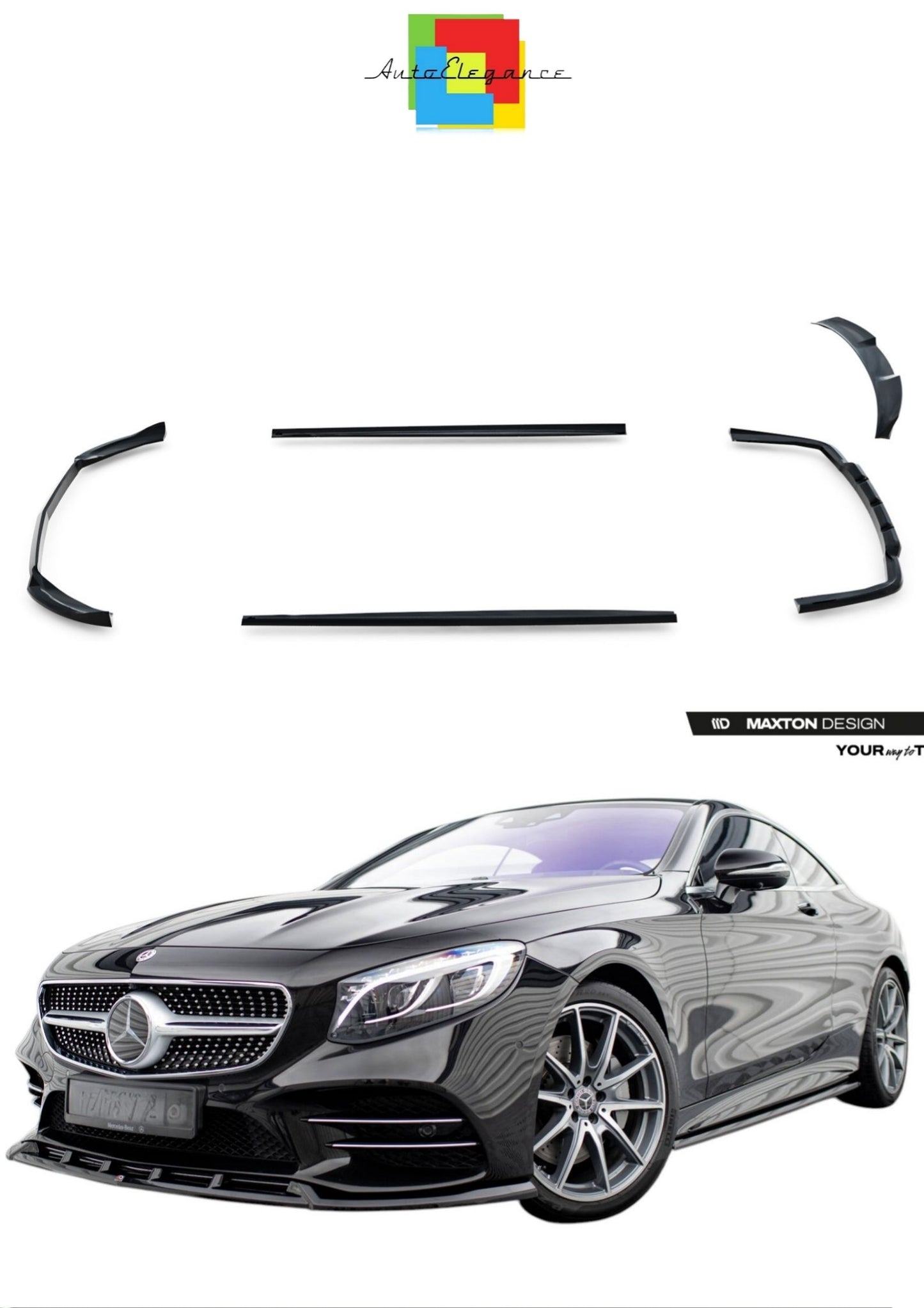 💕Bodykit adatto per Mercedes-Benz S Coupe AMG-Line C217 Facelift💕