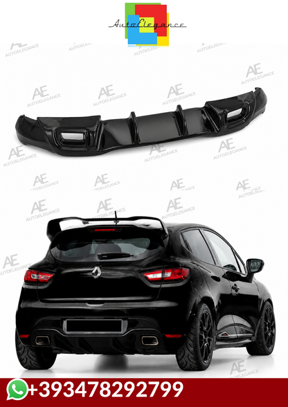 DIFFUSORE RENAULT CLIO 4 IV 2012-2019 LOOK ST NERO LUCIDO