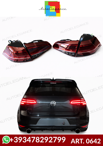 💕ART. 0642 FARI POSTERIORI VW GOLF 7 7.5 2012-2019 LED DINAMICI💕