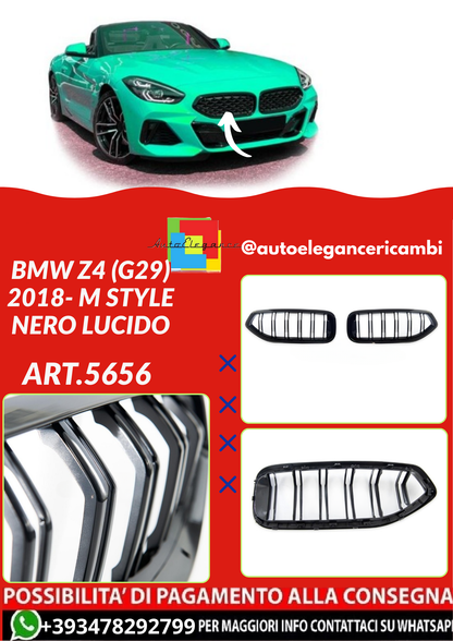 ART.5656 GRIGLIA BMW Z4 (G29) 2018- M Style NERO LUCIDO