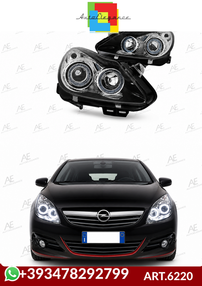 ART.6220 OPEL CORSA D 2006-2011 OCCHI D'ANGELO NERO