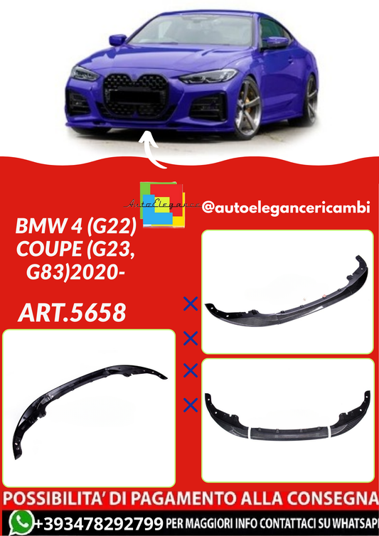ART.5658 SPLITTER BMW 4 (G22) Coupe (G23, G83)2020-