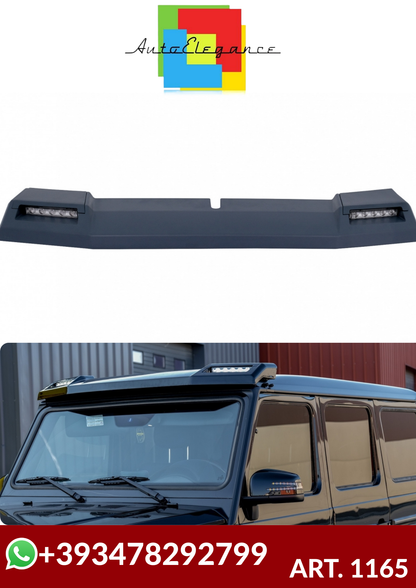 💕ART. 1165  SPOILER ANTERIORE MERCEDES CLASSE G W463 1989-2017 + LED💕