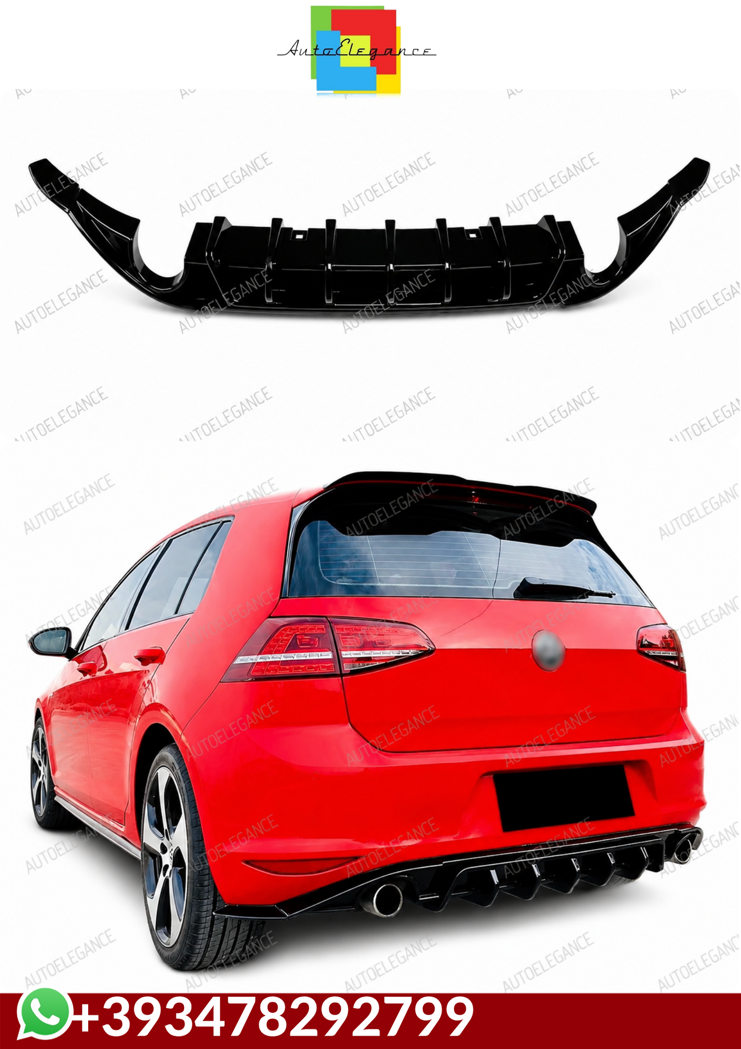 💕DIFFUSORI  VW Golf MK7 GTI GTD TSI TDI 💕