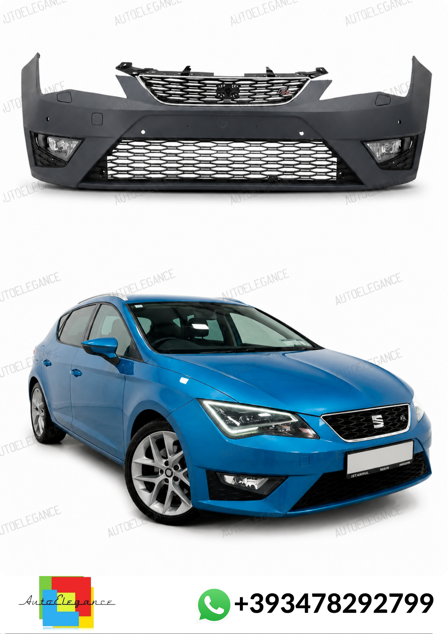 💕ART.10262 PARAURTI ANTERIORI Seat Leon MK3 (5F) (2012-2019)💕