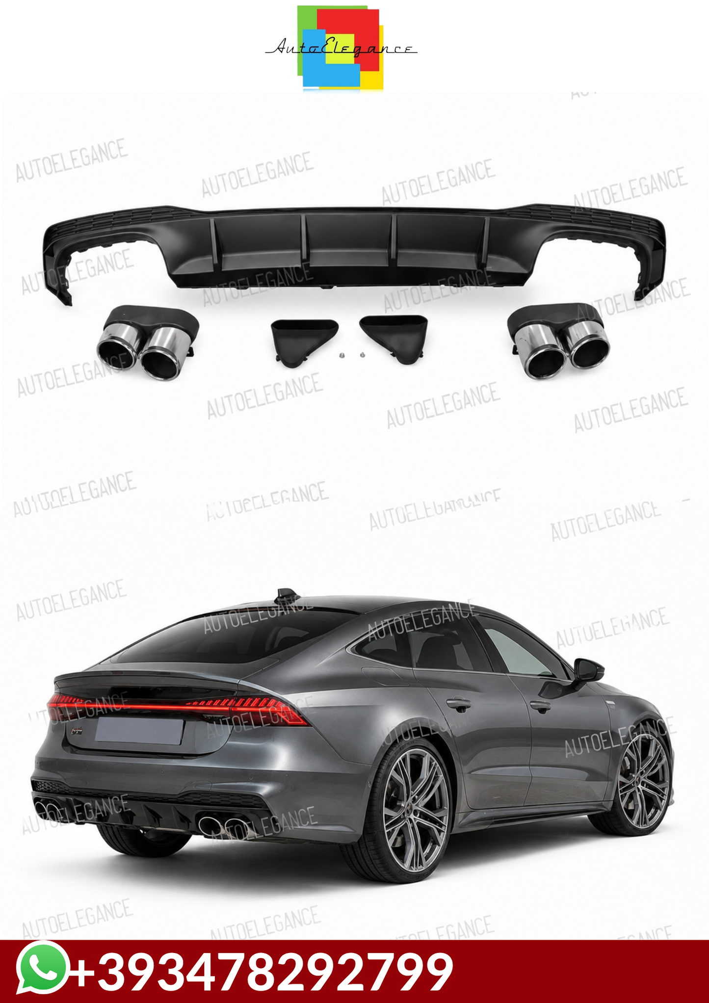 💕DIFFUSORI   AUDI A7 S-LINE 4K💕