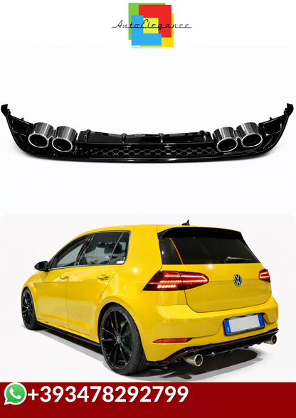 💕ART.0348  DIFFUSORE VW GOLF 7.5 2+2 NERO LUCIDO 💕