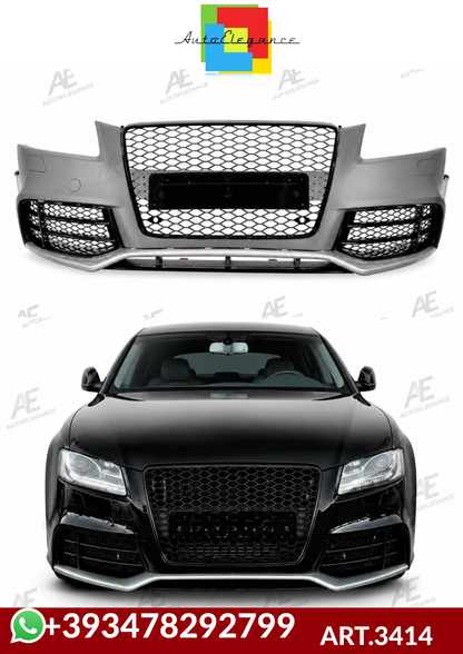 💕ART.3414 PARAURTI ANTERIORE AUDI RS5 Look Audi A5 8T 2007-2012 💕