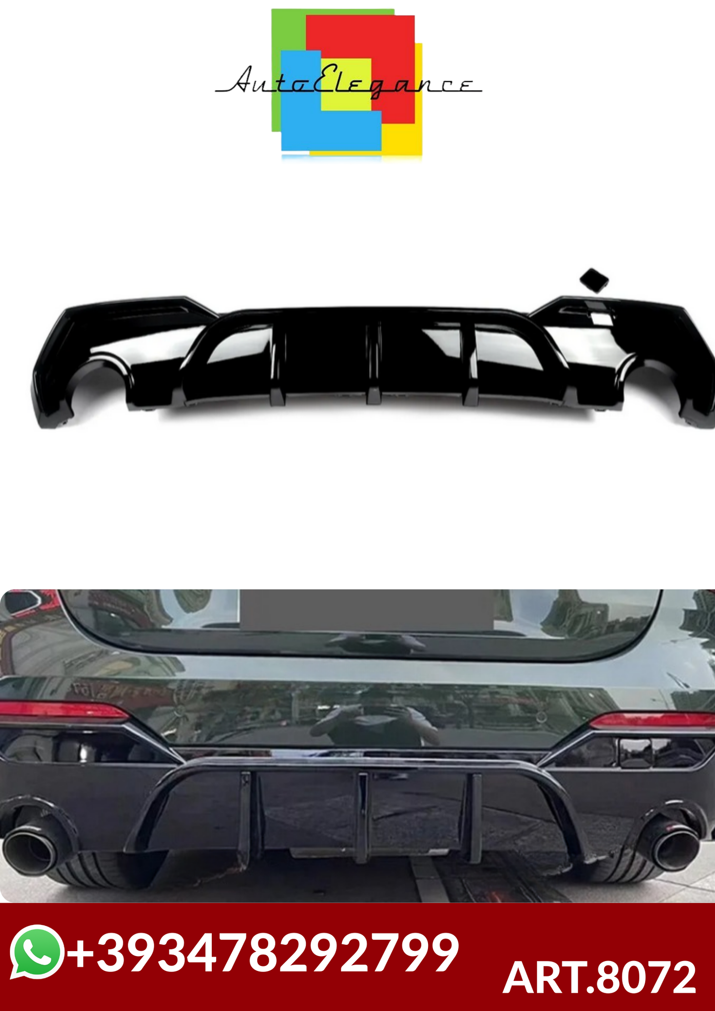 💕AART.8072 DIFFUSORI  BMW 4 SERIES G22 G23 2020-2023💕