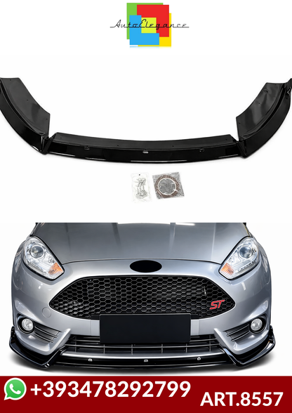 💕ART.8557 SPLITTER  Ford Fiesta MK6 ST 2012-2017 NERO LUCIDO💕