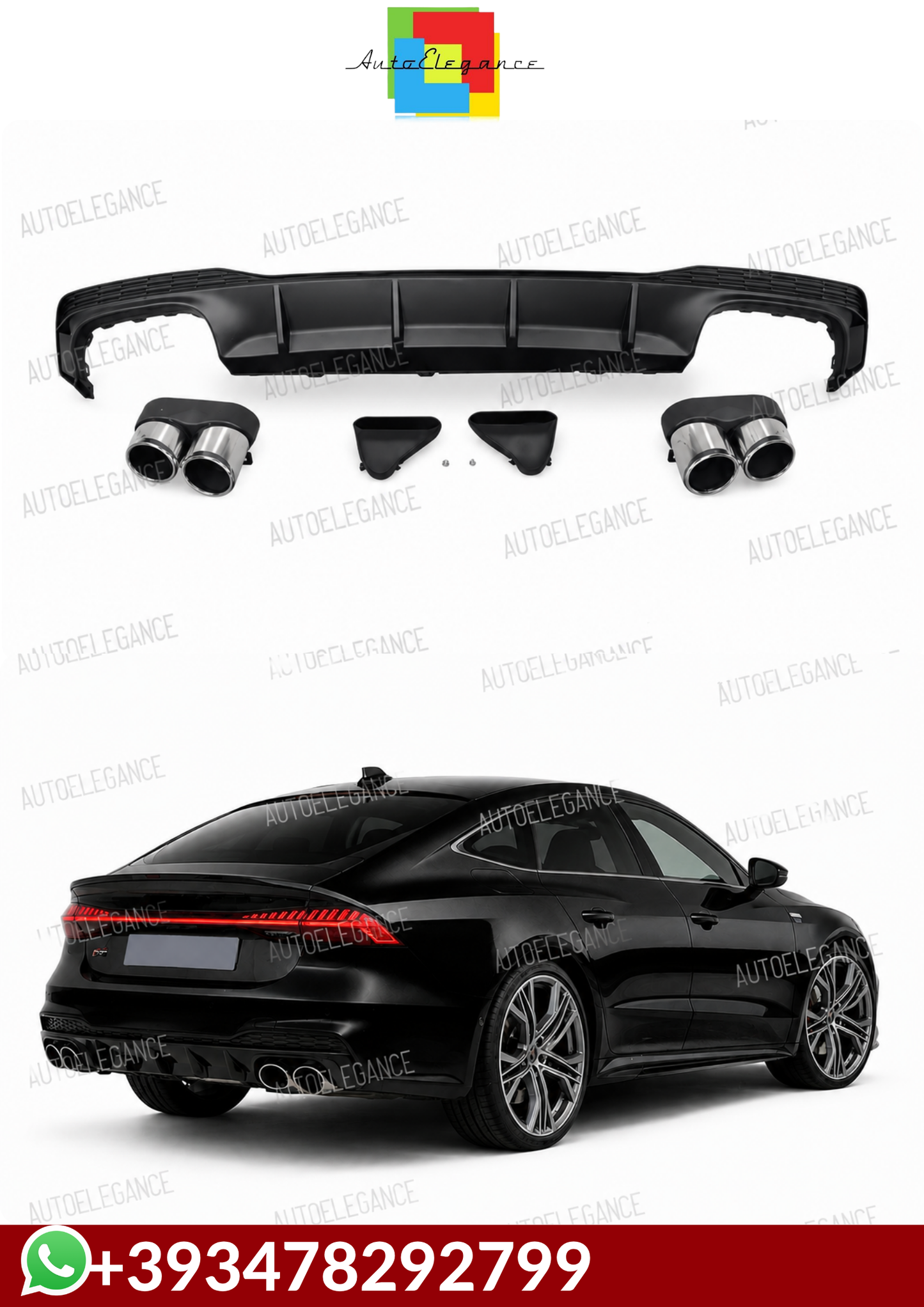 💕DIFFUSORI   AUDI A7 S-LINE 4K💕