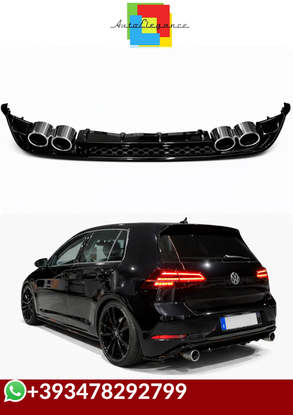 💕ART.0348  DIFFUSORE VW GOLF 7.5 2+2 NERO LUCIDO 💕