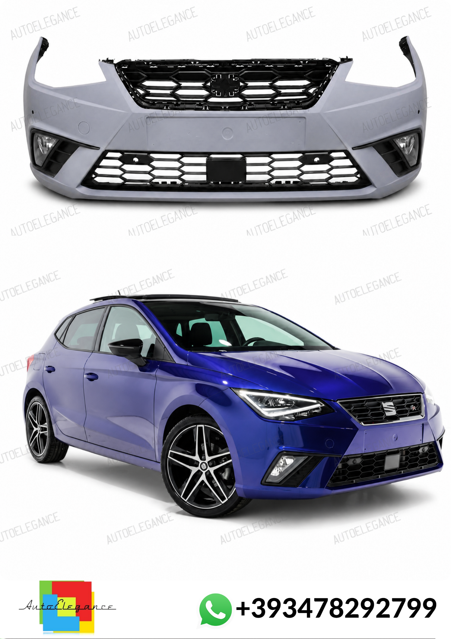💕ART.10263 PARAURTI  ANTERIORI  Seat Ibiza MK5 (6F, KJ1) (2017-2021)💕