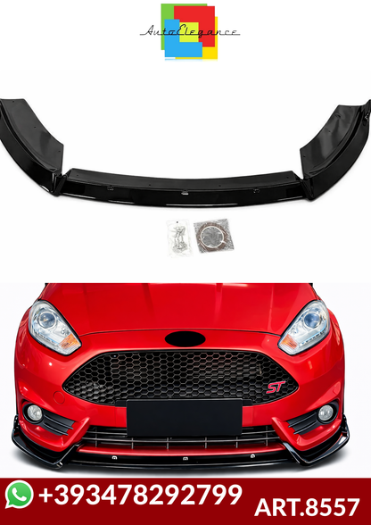 💕ART.8557 SPLITTER  Ford Fiesta MK6 ST 2012-2017 NERO LUCIDO💕