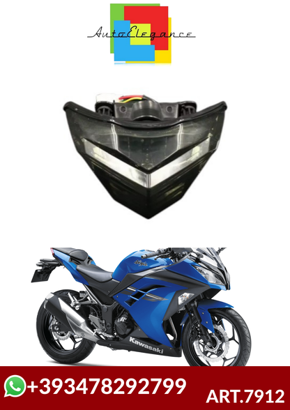 💕ART.7912  FARO  MOTO FULL FULL  LED KAWASAKI Ninja 250 300 Z300 2014 -2016💕