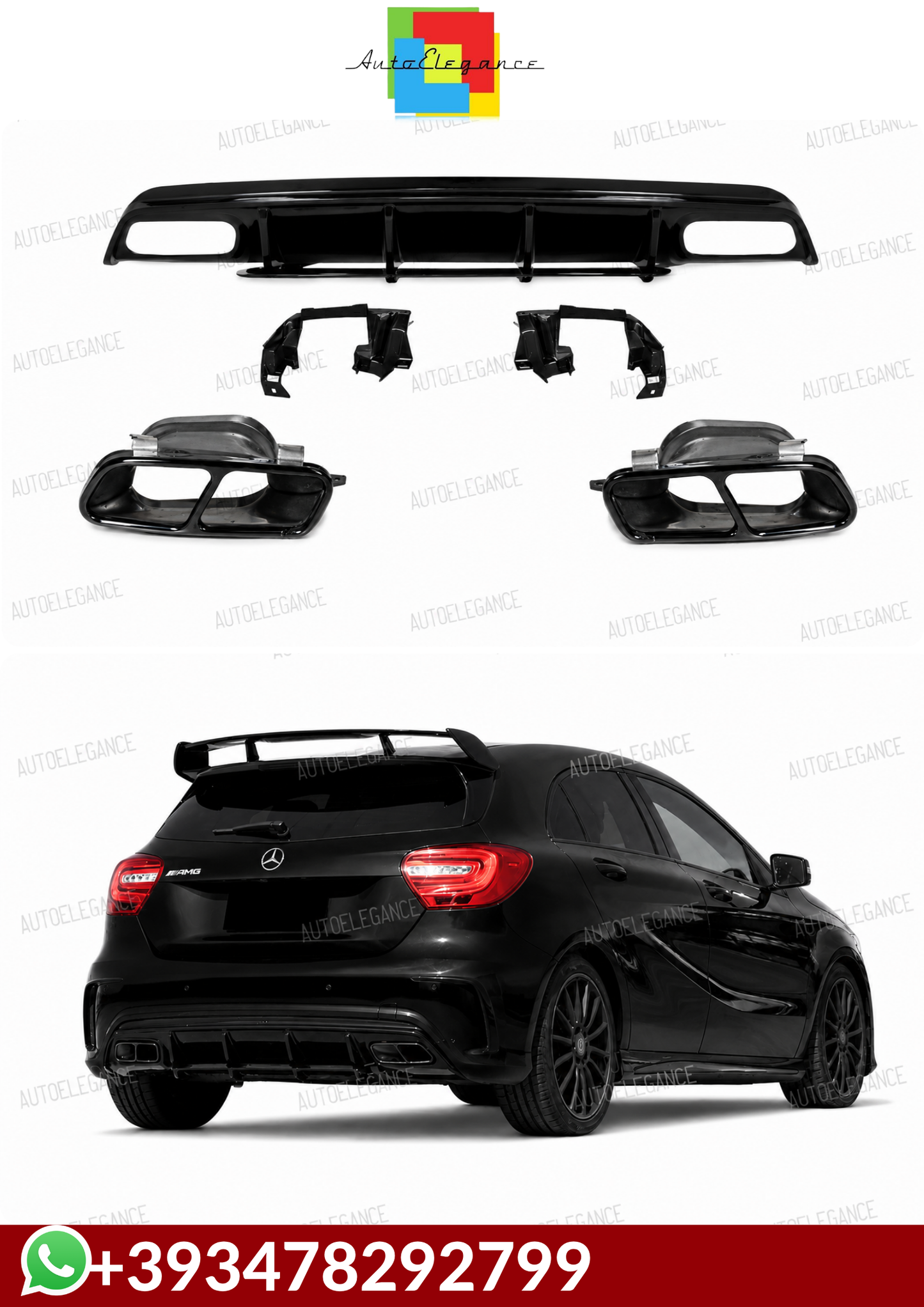 💕DIFFUSORI   MERCEDES CLASSE A W176 AMG 12-18-💕