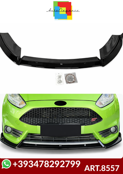 💕ART.8557 SPLITTER  Ford Fiesta MK6 ST 2012-2017 NERO LUCIDO💕