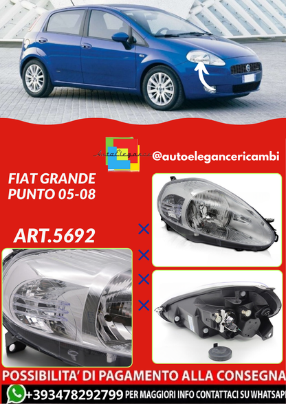 ART.5692 FARO DX ANTERIORI FIAT GRANDE PUNTO 05-08