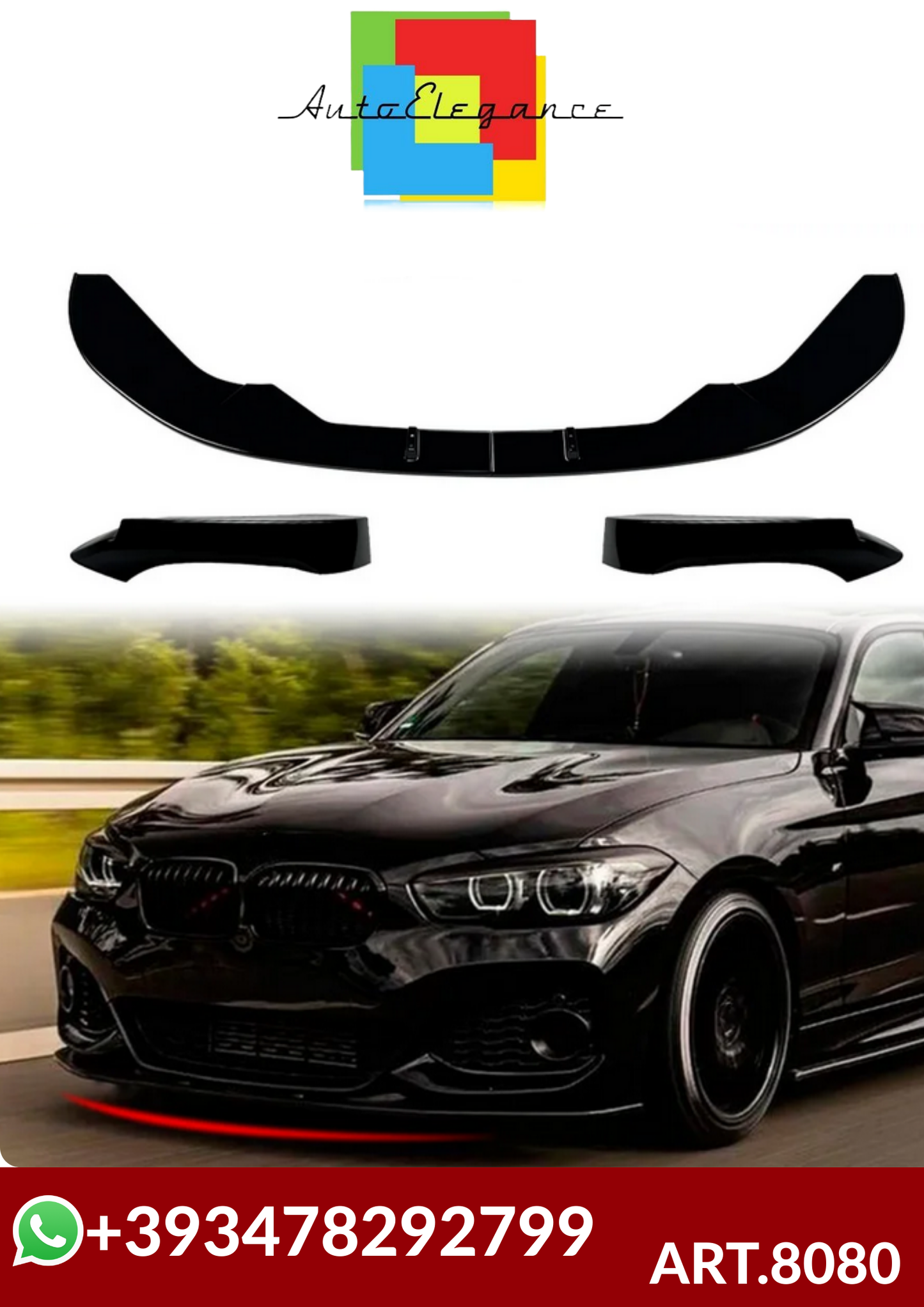 💕ART.8080  SPLITTER  BMW F20 F21  M Sport 2015-2019 💕