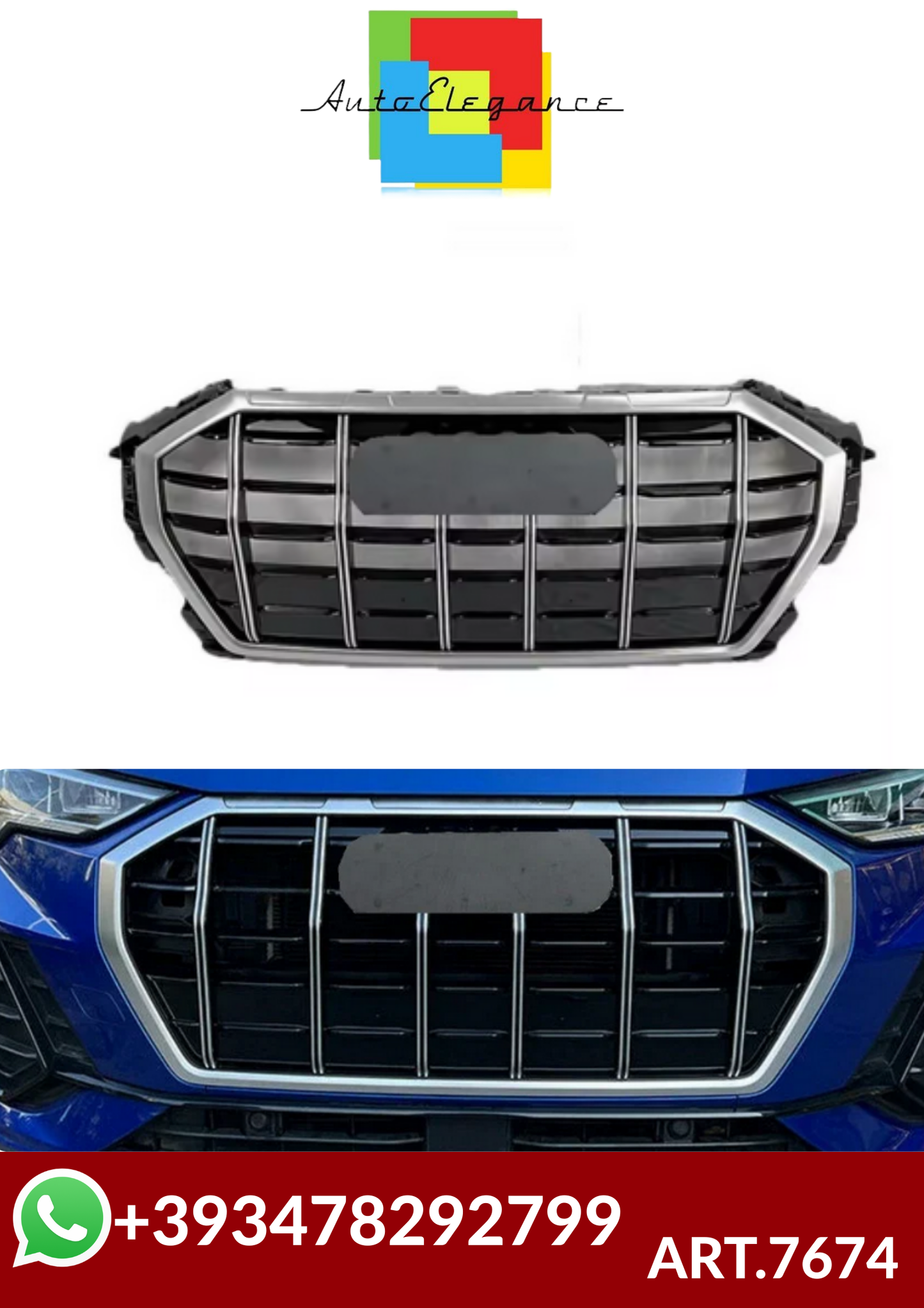 ART.7674 GRIGLIA  AUDI Q3 2019 - 2023 RSQ3