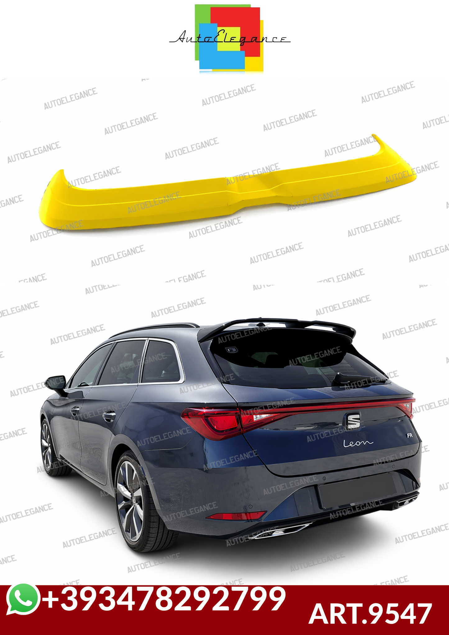 💕ART.9547  SPOILER Leon FR Mk4 / Cupra Leon Mk1 ST GREZZO 💕