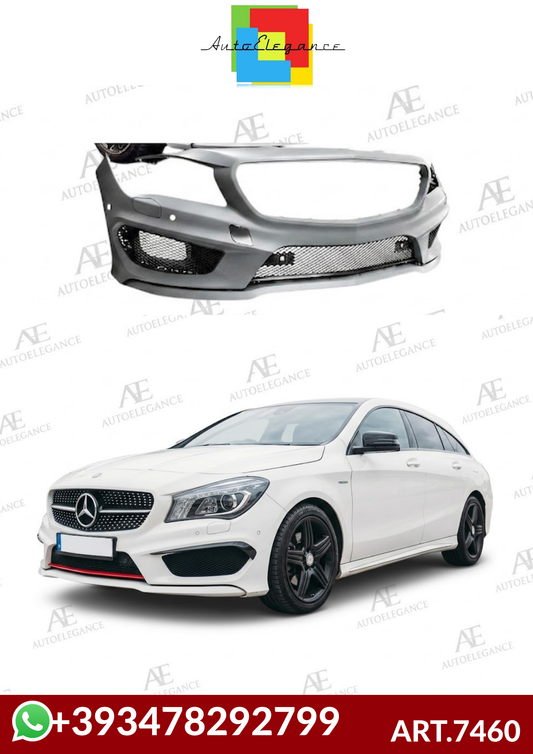 💕ART.7460 Paraurti Anteriore Look SPORTIVO MERCEDES CLA W117 13 -16💕