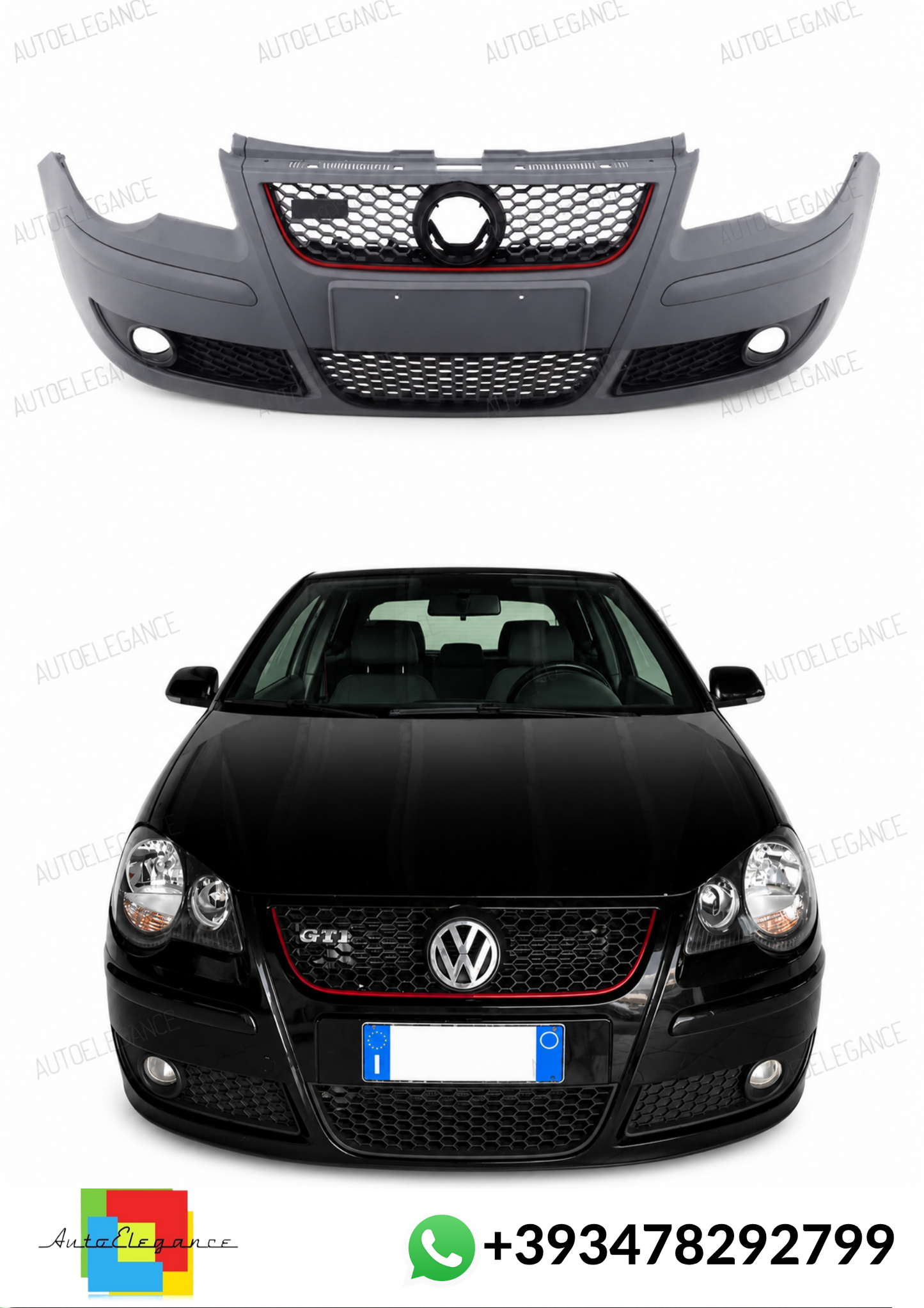 💕ART.10266 PARAURTI  ANTERIORI GTI VW Polo MK3 (2005-2009)💕