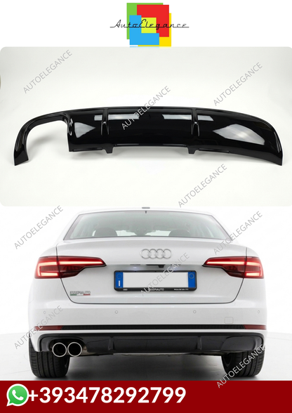 💕DIFFUSORE AUDI A4 B9 2016-2018 NERO LUCIDO 💕