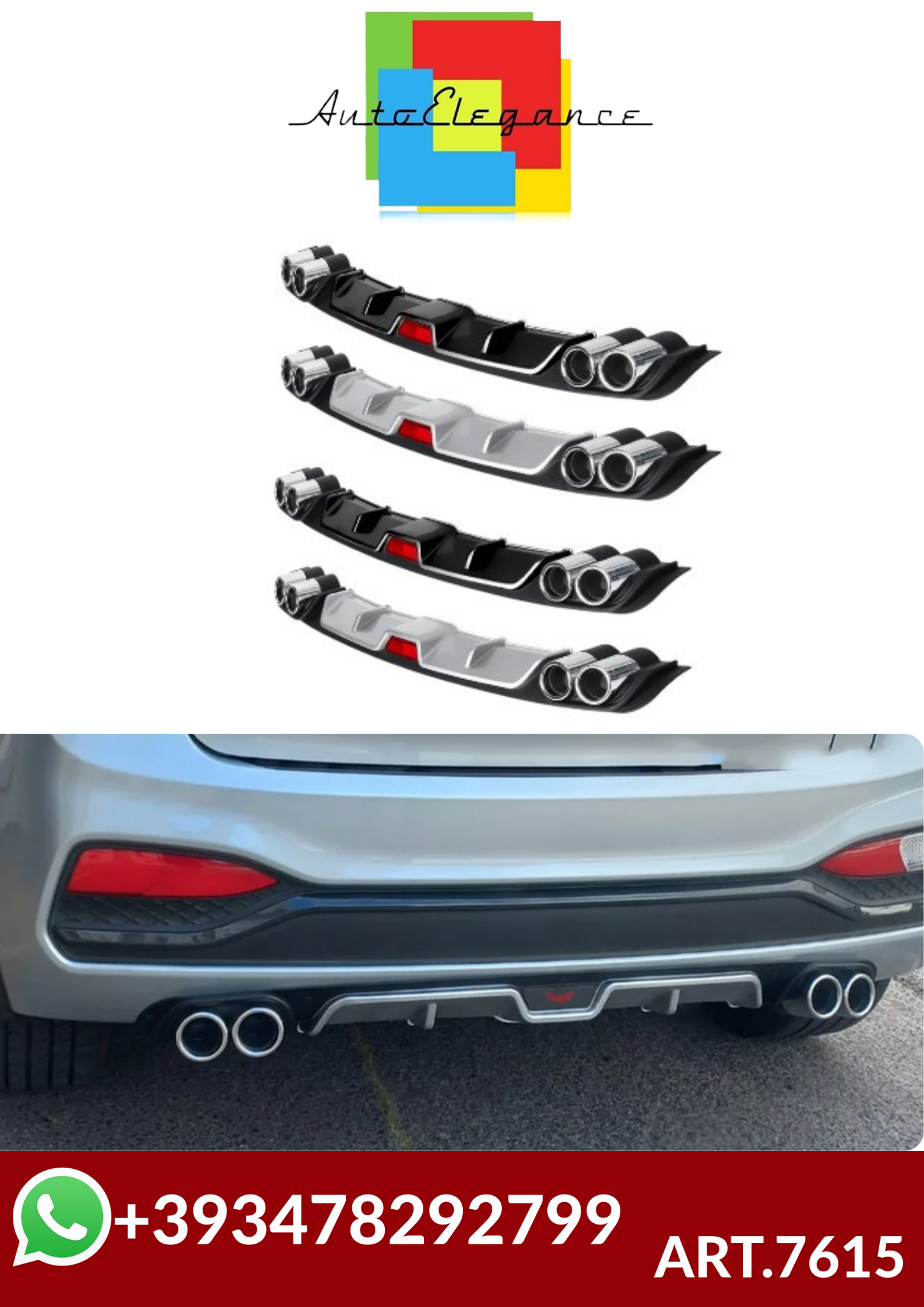 ART.7615  DIFFUSORI VW, BMW, Mercedes, Audi, Ford