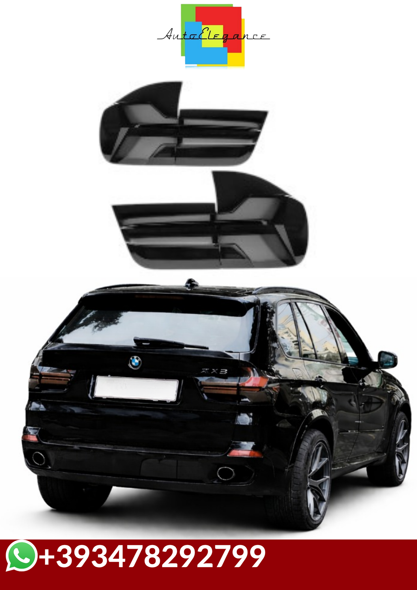 💕 FARI POSTERIORI FULL LED  BMW X5 E70 SMOKE  FUME💕