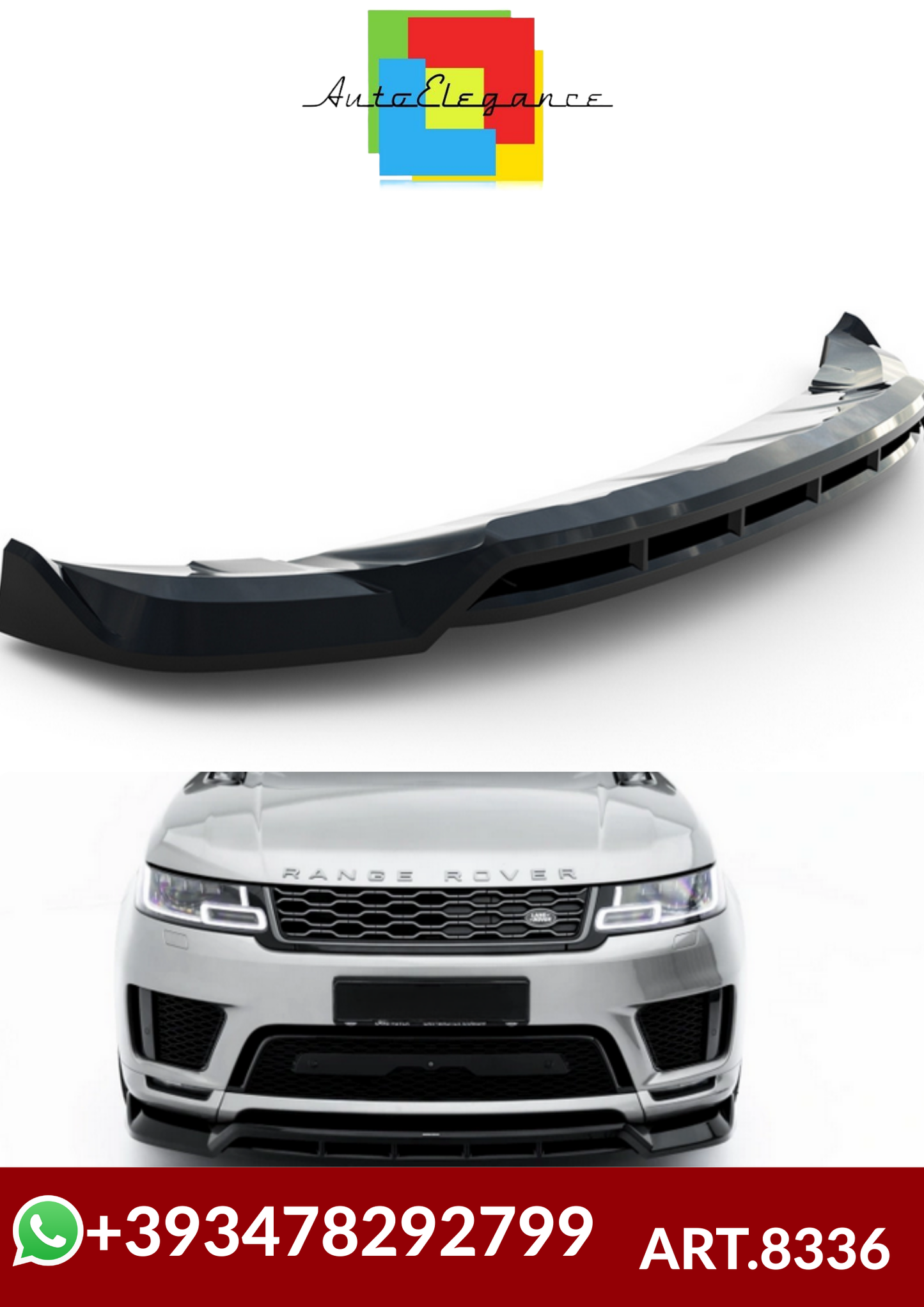 💕ART.8336 SPLITTER Range Rover Sport Mk2 Facelift💕