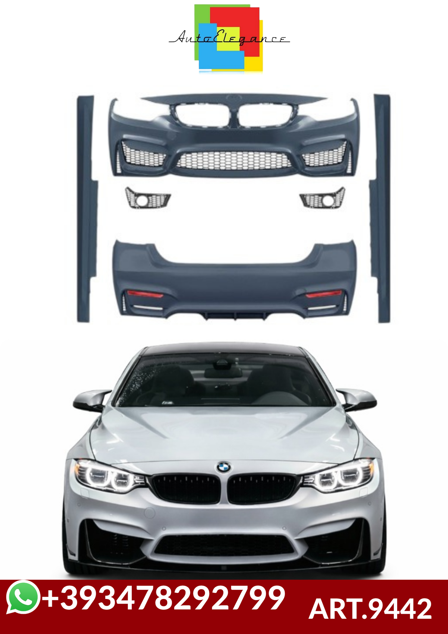 💕ART.9442  BODYKIT M4 Style for BMW 4 Series (F32, F36) 2013-2019💕