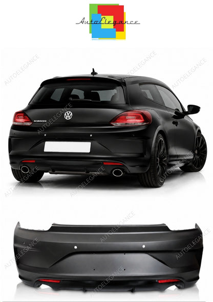 💕 Paraurti Posteriore Adatto per VW Scirocco III 14-17 Sport PDC 💕
