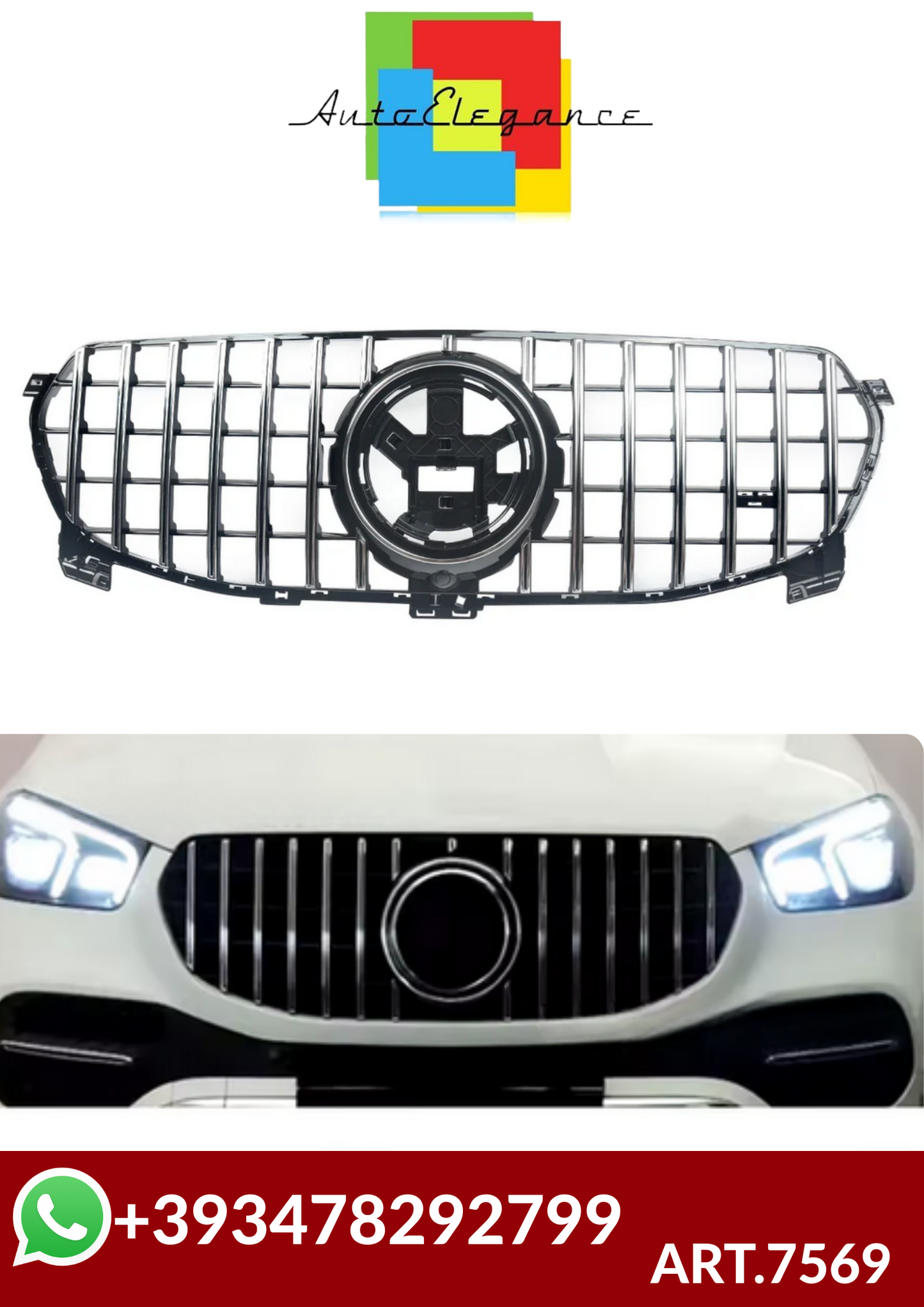 ART.7569  GRIGLIA MERCEDES GLE W167 2020 - 2022