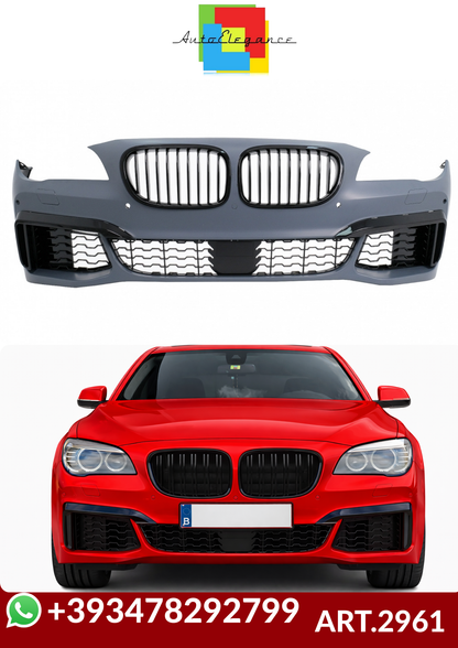 💕ART.2961 Paraurti anteriore con griglie adatto  BMW Serie 7 F01 F02 09-15💕