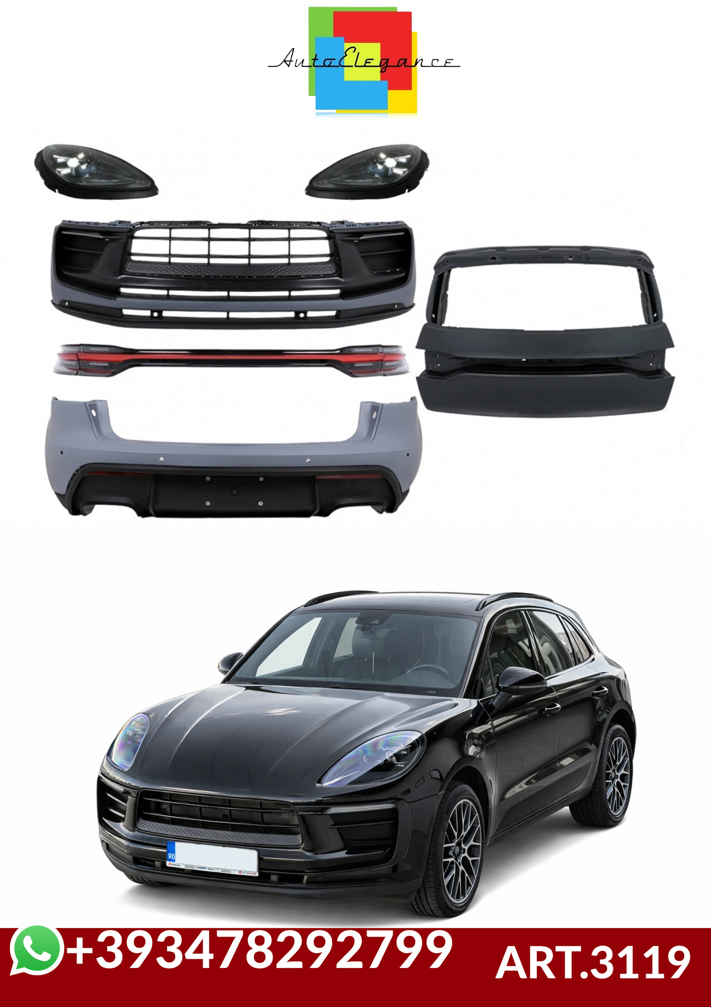 💕ART.3119  BODYKIT Porsche Macan 95B (2014-2023)💕